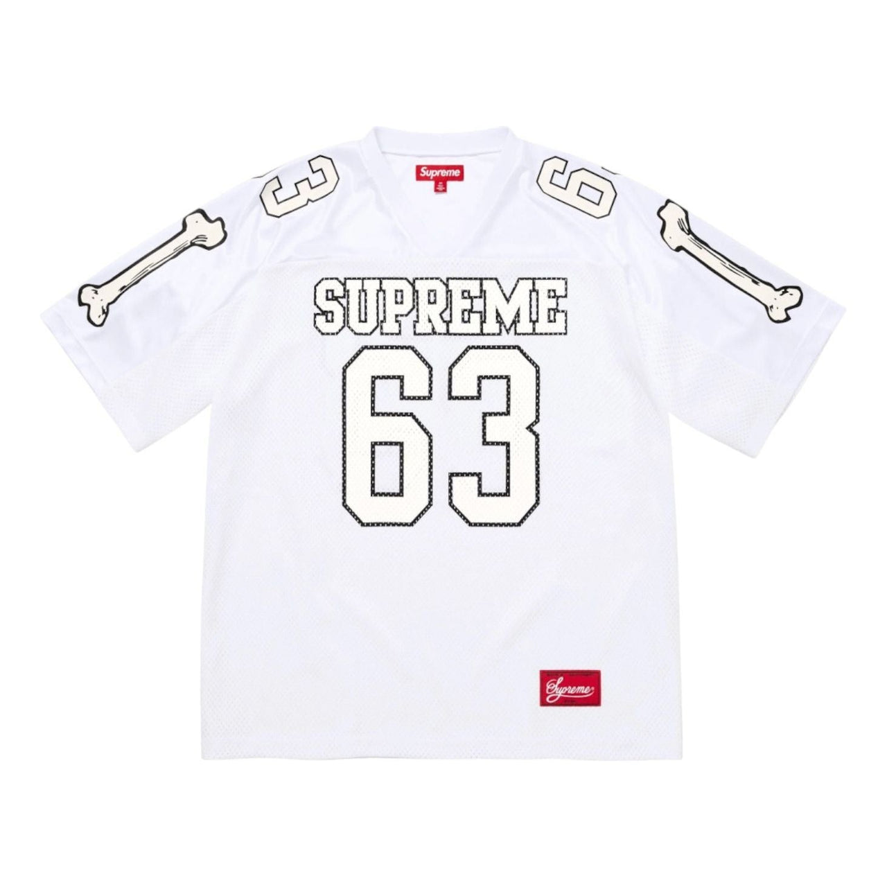 Supreme Bones Football Jersey 'White' SUP-FW25-010-WHITE