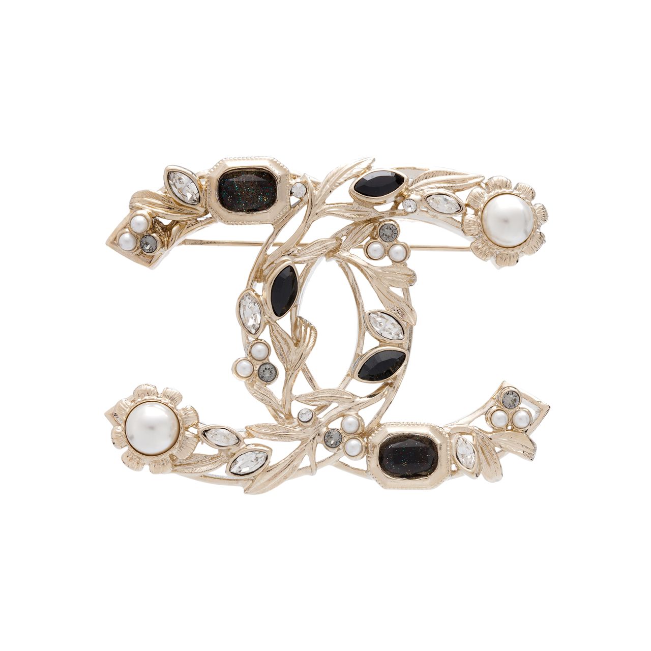 CHANEL Brooches Women's Gold