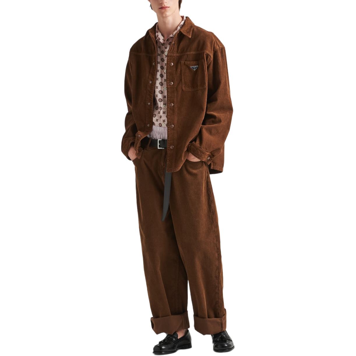 PRADA Shirts Men Caramel