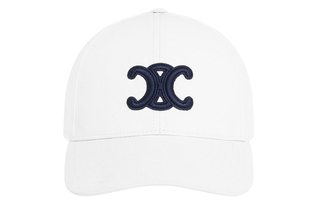 CELINE Triomphe Baseball Cap In Cotton