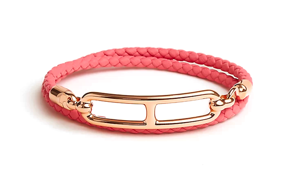 HERMES Bangles Women's Rhododendron Pink