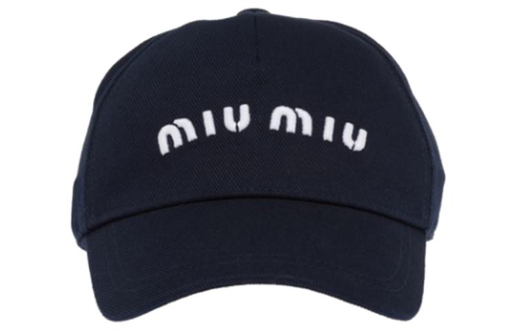 MIU MIU Fabric Baseball Caps Women's Blue