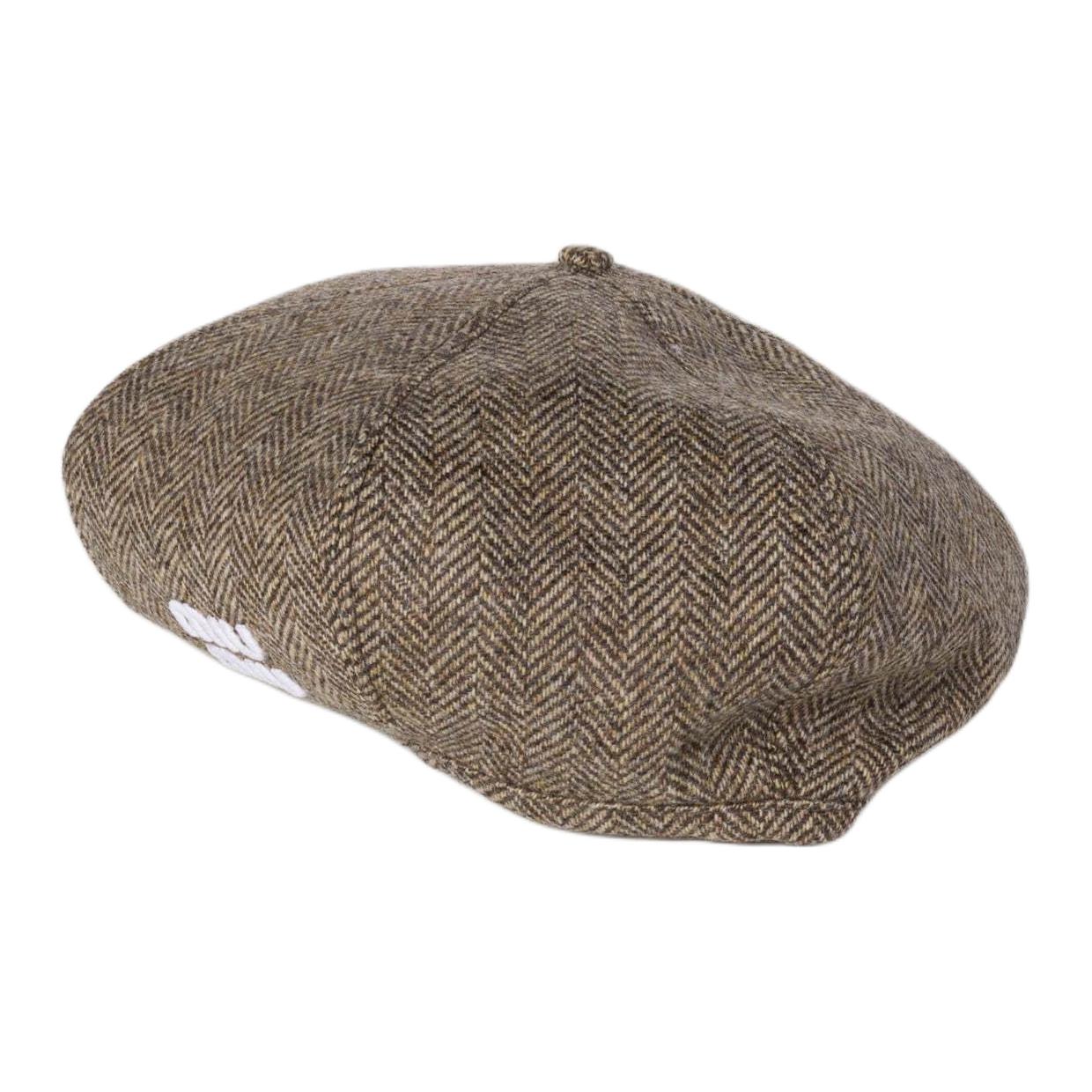 MIU MIU Wool Fabric Berets Unisex Brown