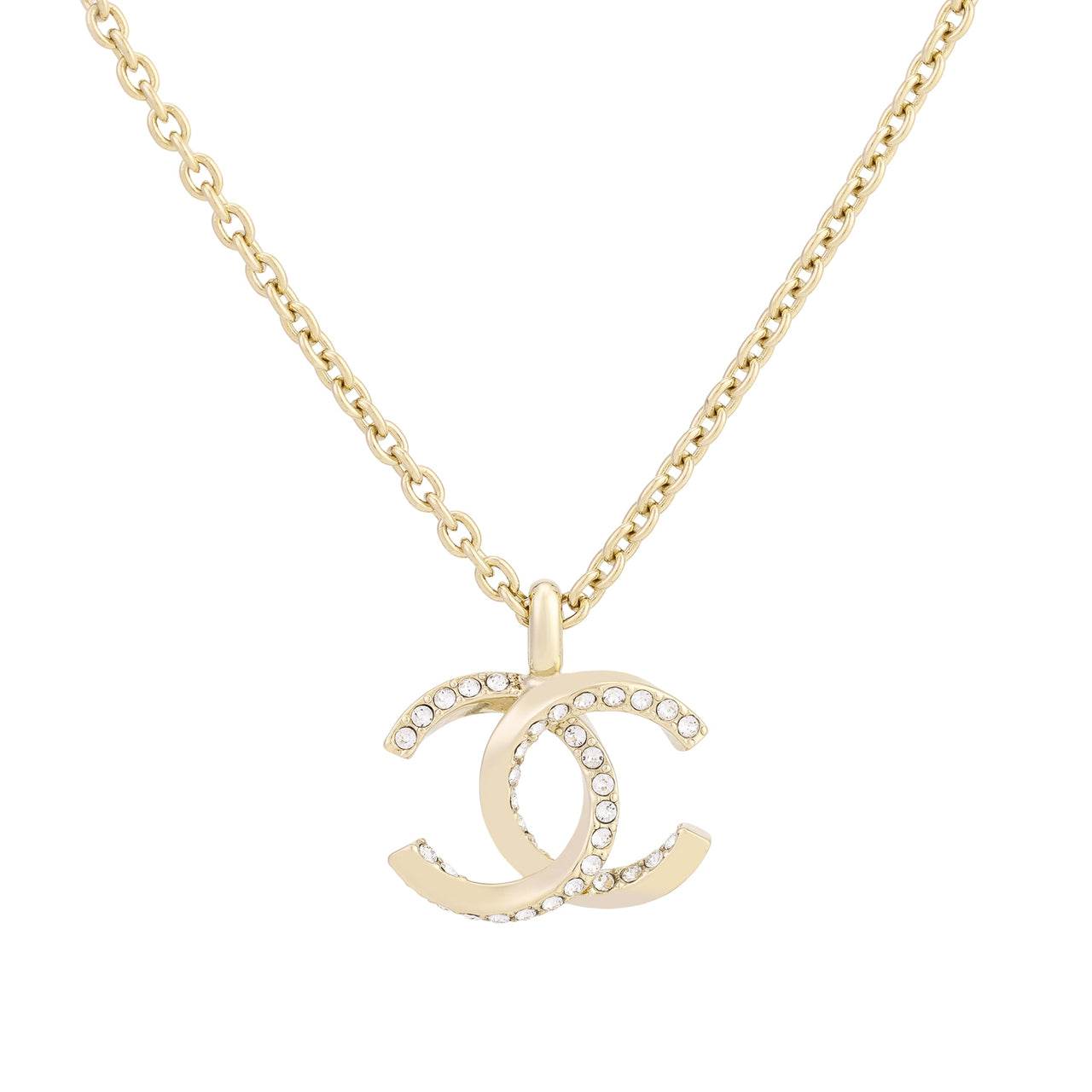 CHANEL 1986-1988 Cc Necklace
