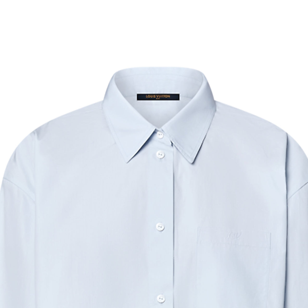 LOUIS VUITTON Cropped Cotton Poplin Shirt