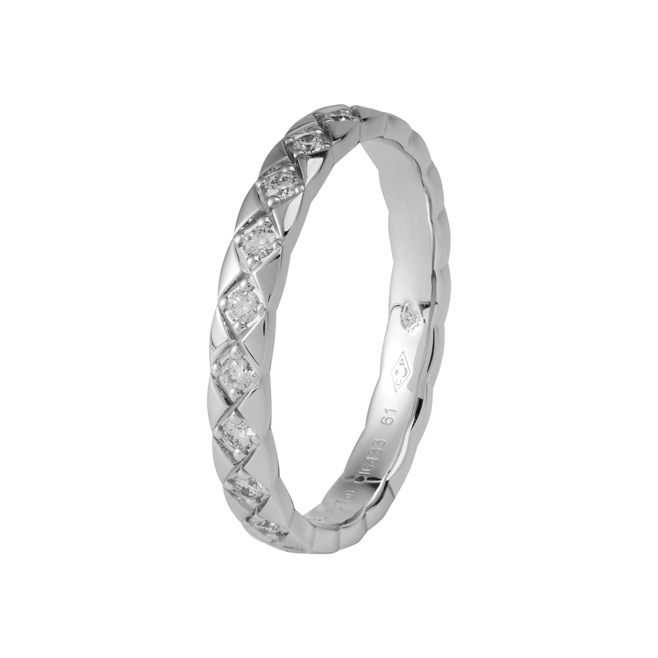 CHANEL 18K White Gold Rings Women's