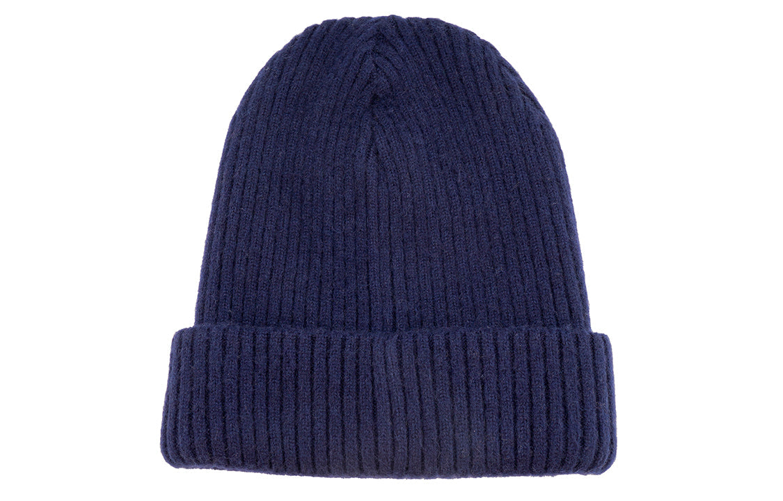 CHANEL Cashmere Beanies Women's Blue