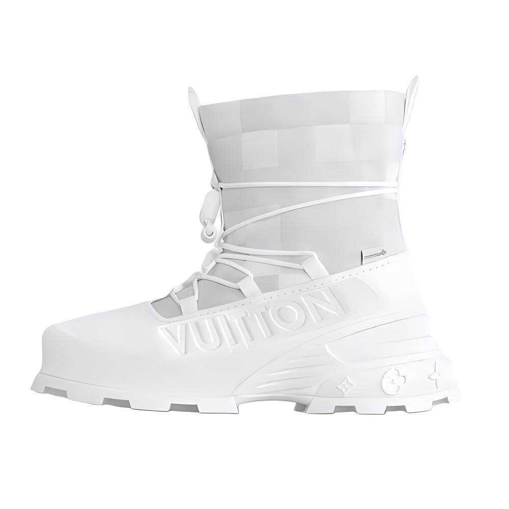 LOUIS VUITTON SKI Skiing Series BLIZZARD Ankle Boots Men's Pink