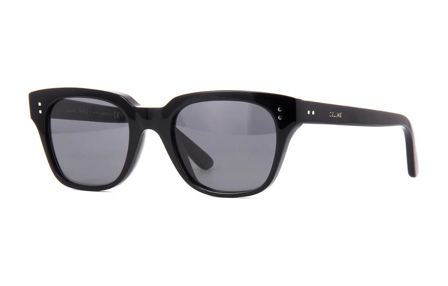 CELINE Acetate Square Sunglasses Women's Black