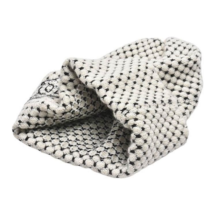 CHANEL Wool Beanies Women's White