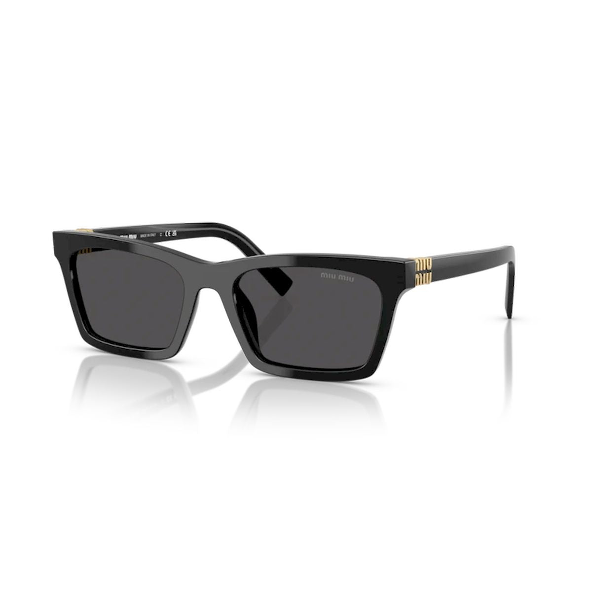 MIU MIU Plate Frame Square Sunglasses Women's