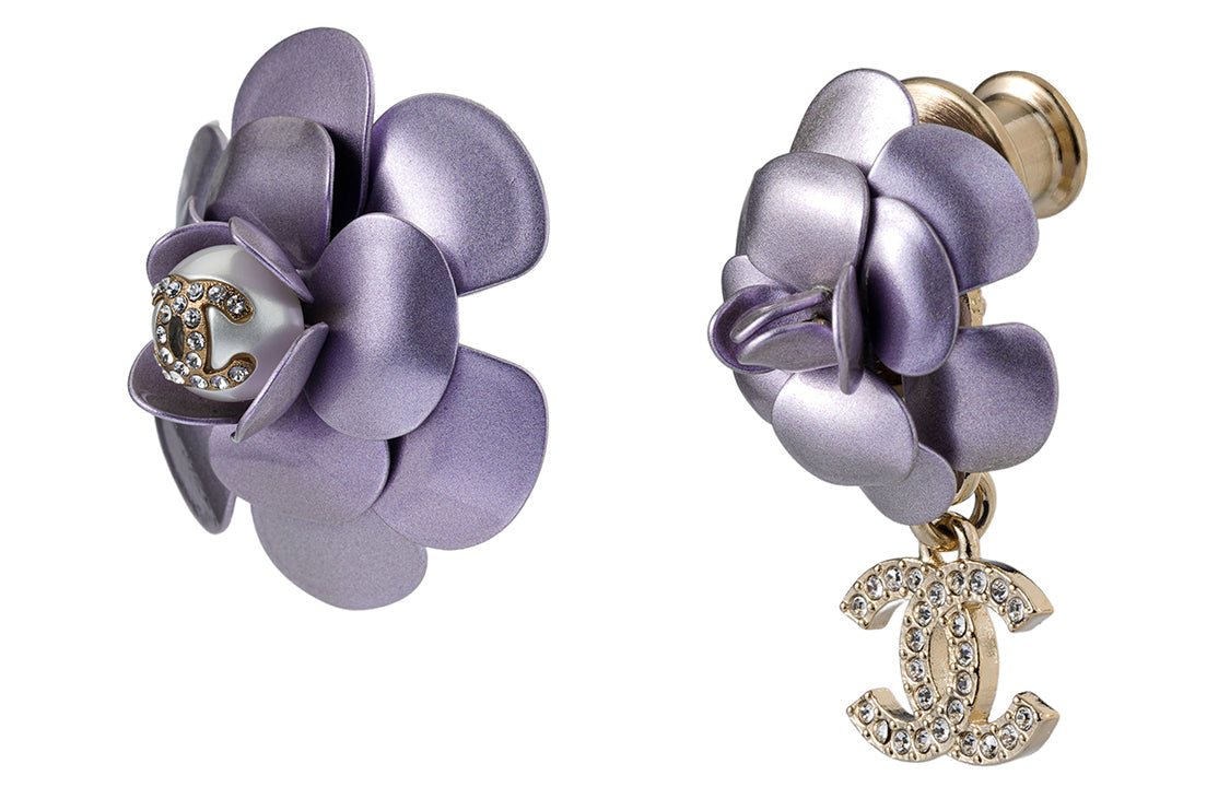 CHANEL Brooches Unisex Purple