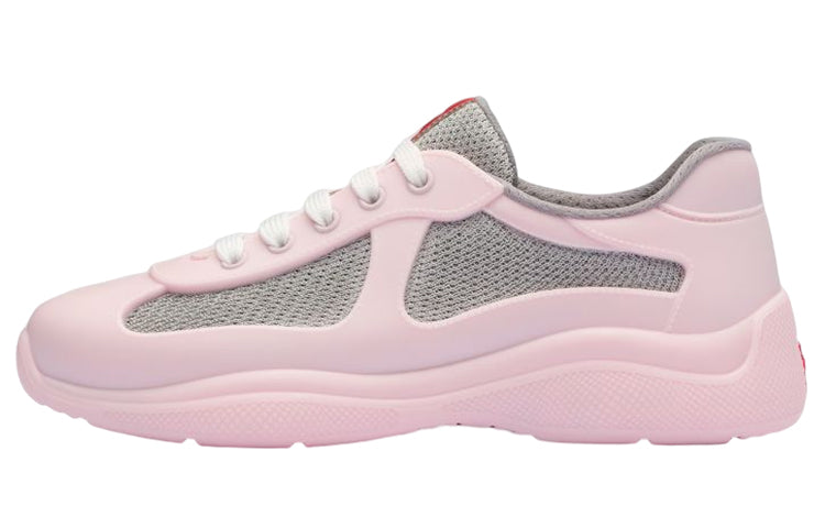 PRADA America's Cup Cushioning Low-Top Sports Casual Shoes Women's Pink