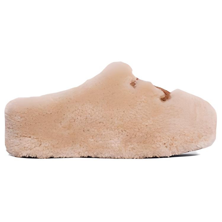 CELINE Wrap-toe Slippers Women's Beige