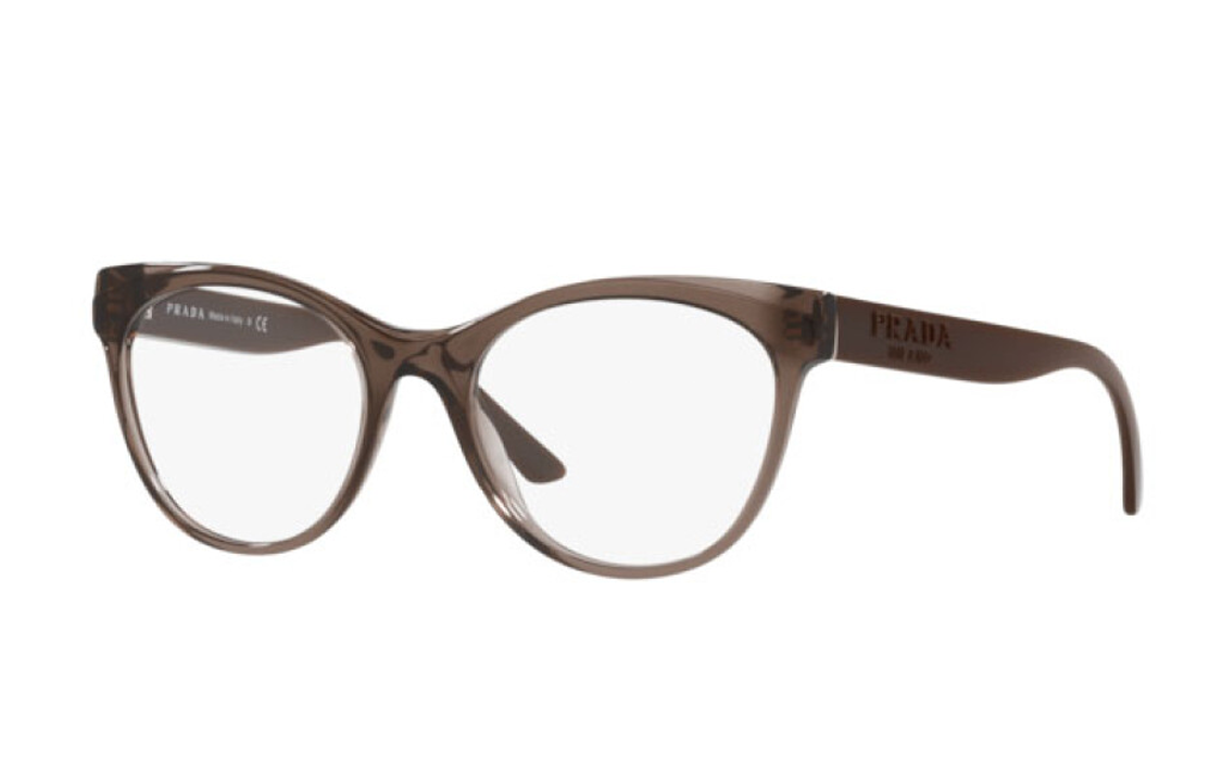 PRADA Eyeglass Frames Unisex Brown