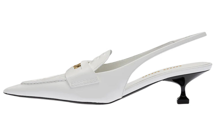 MIU MIU Penny Slim Heel Casual Single Shoes Women's