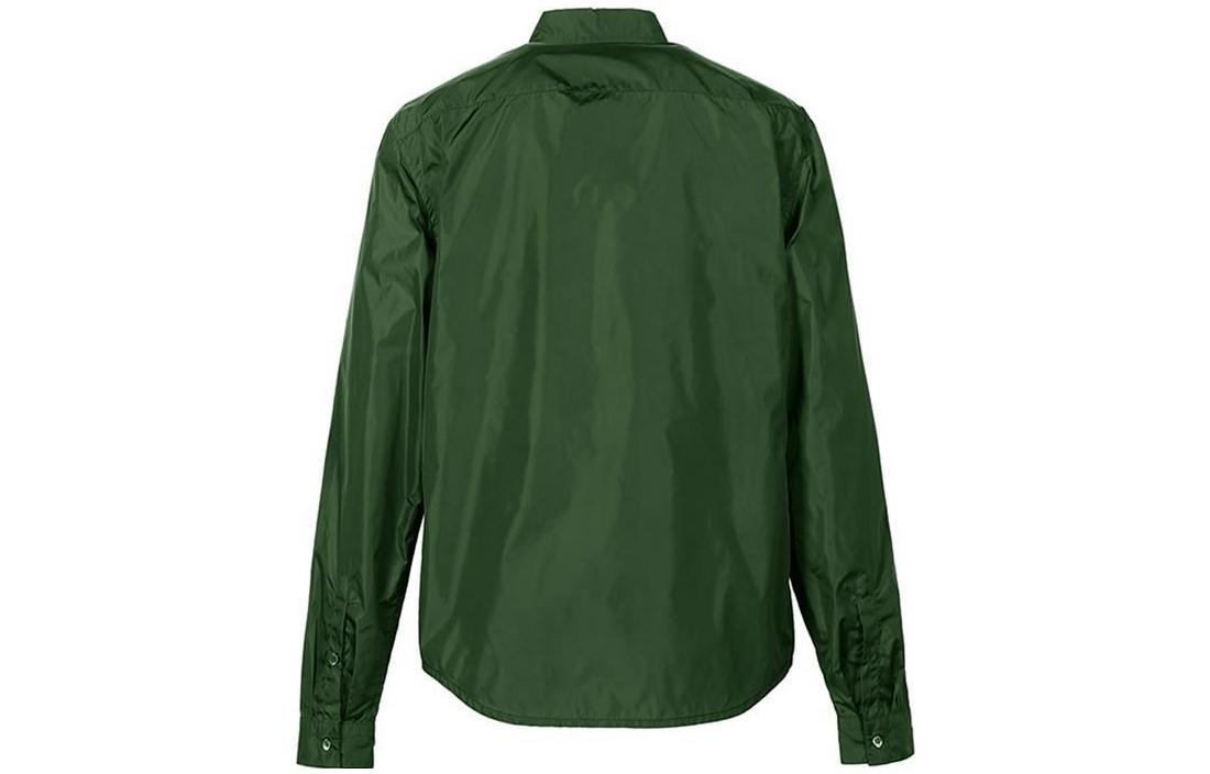 PRADA Shirts Men Army Green