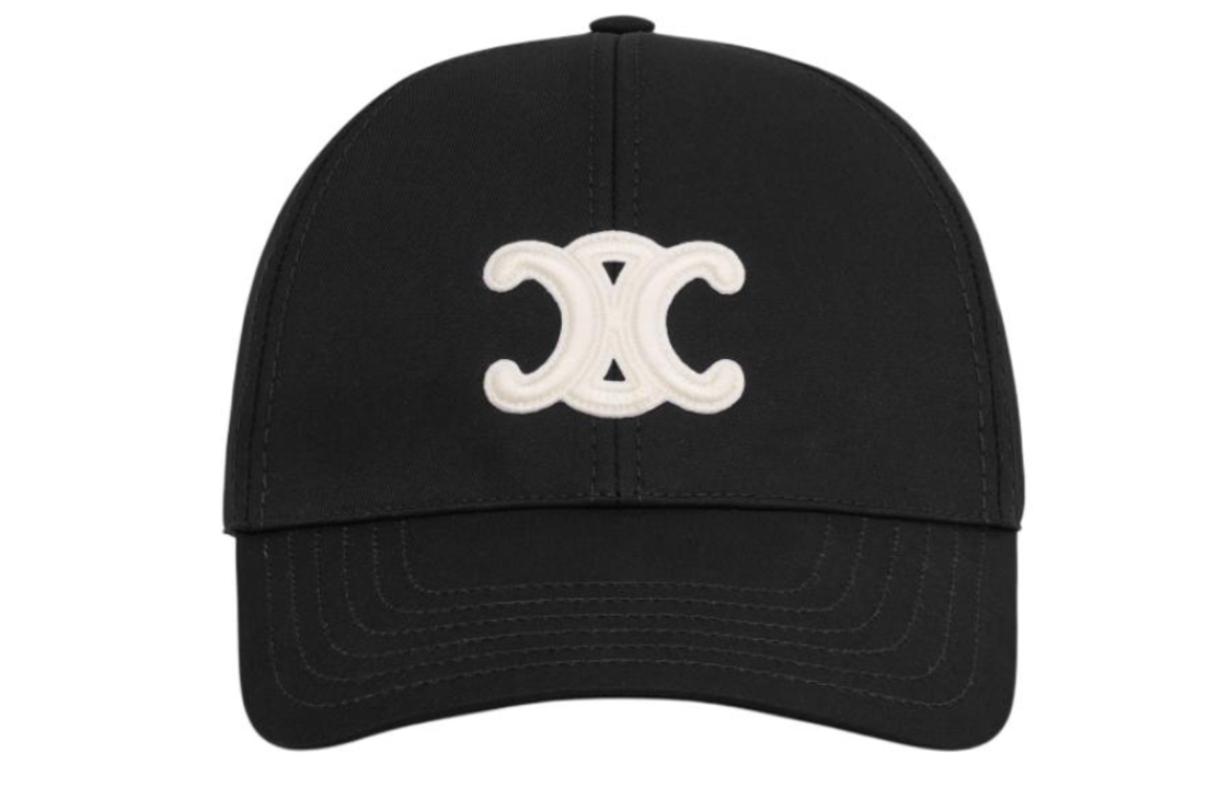 CELINE Triomphe Baseball Cap In Cotton