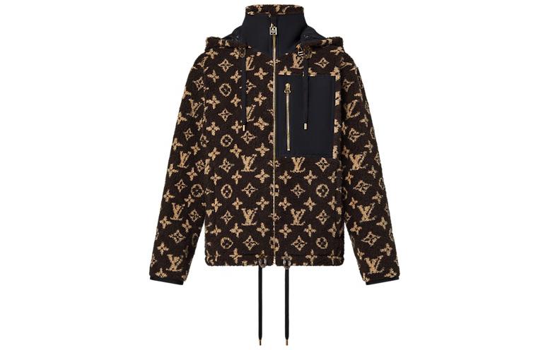 LOUIS VUITTON FW22 Cropped Coats Women's Brown