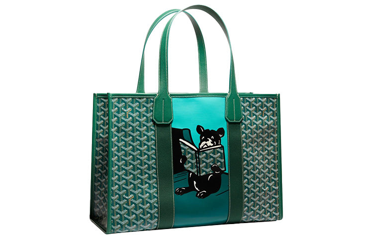 GOYARD Villette Tote Bag Mm Green