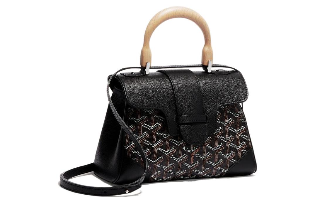 GOYARD Saigon Beech Wood Canvas With Leather Small Waste Bag Lady Bag One Shoulder Handbags Mini Women's 11 Colors