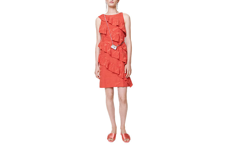 CHANEL SS22 Sleeveless Dress Women's Red