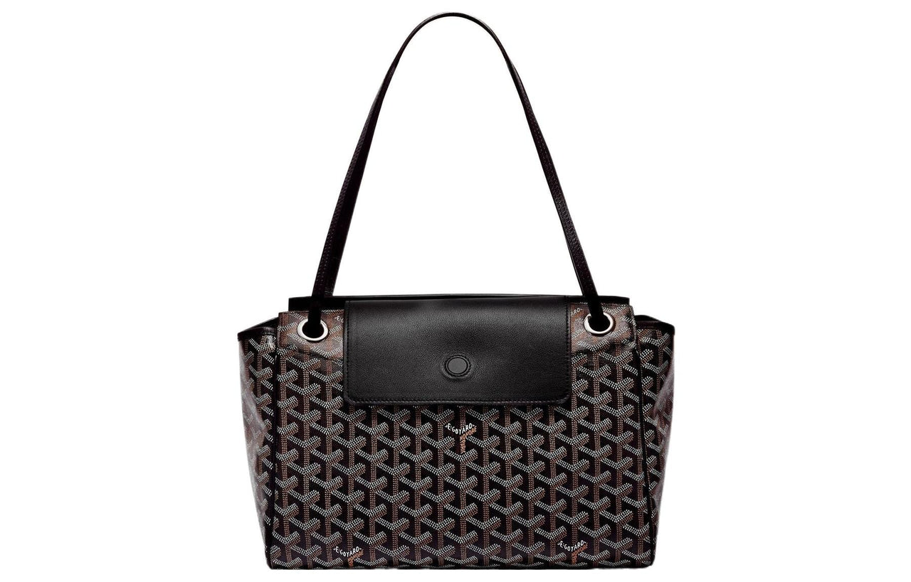 GOYARD Rouette Canvas With Leather One Shoulder Handbag Small Size Women's 11 Colors