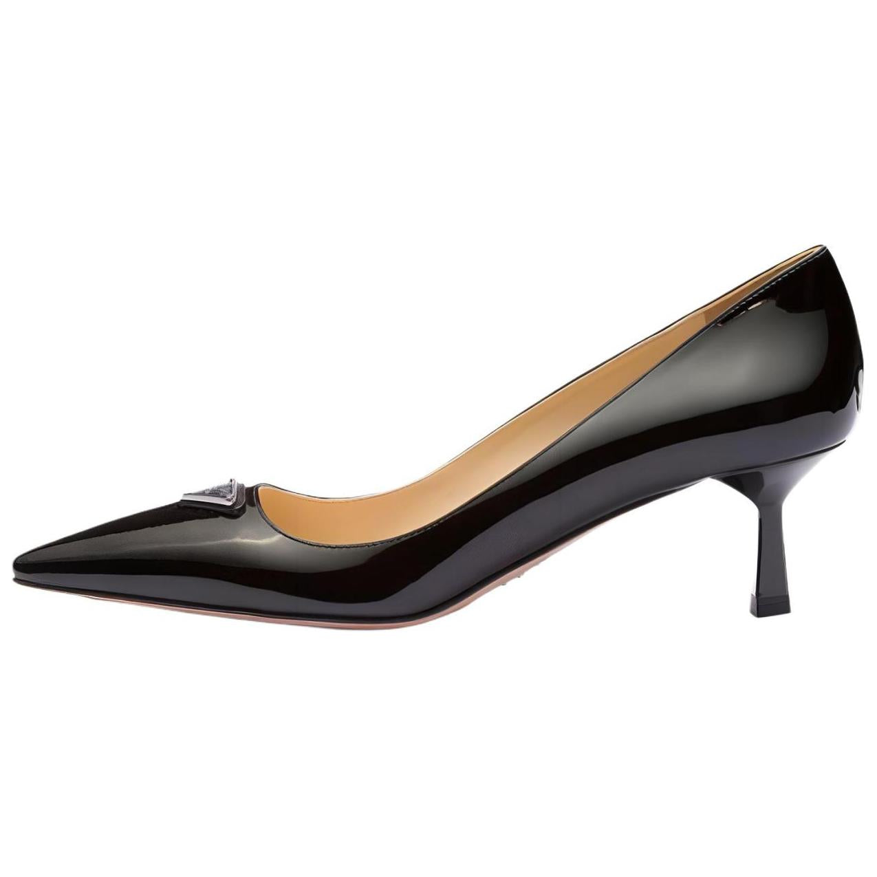PRADA Slim Heel High Heels 5.5cm Women's Black