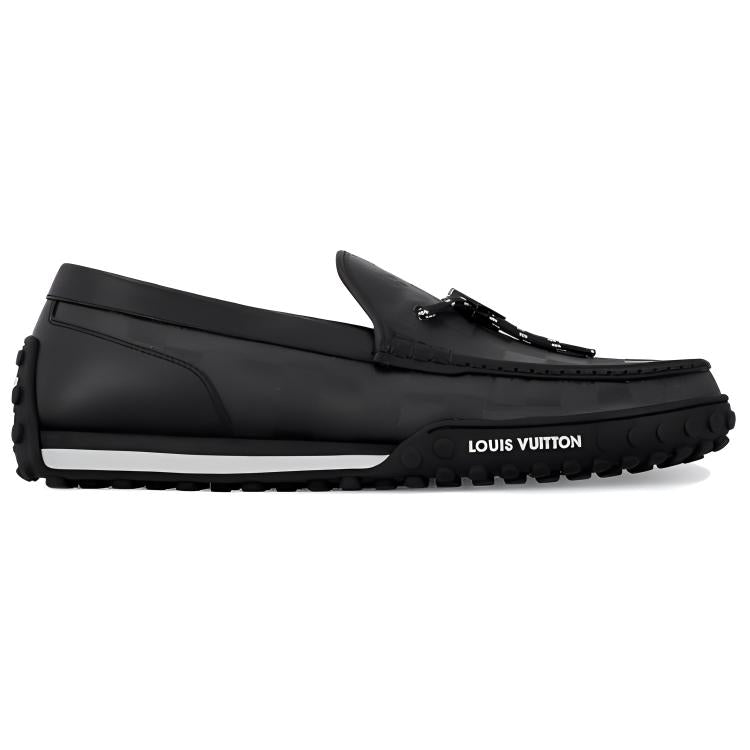 LOUIS VUITTON Racer Beanie Shoes Men's Black