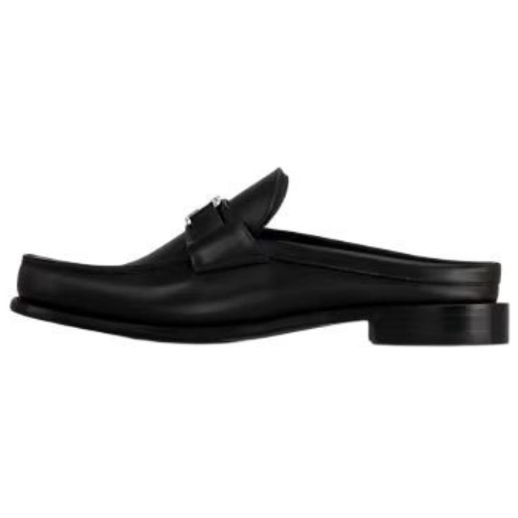 LOUIS VUITTON Major Wrap-toe Slippers Men's Black