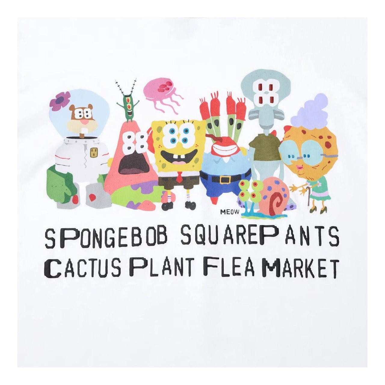 UNIQLO x Cactus Plant Flea Market Spongebob Squarepants UT Graphic II T-Shirt 'White' 474451-00