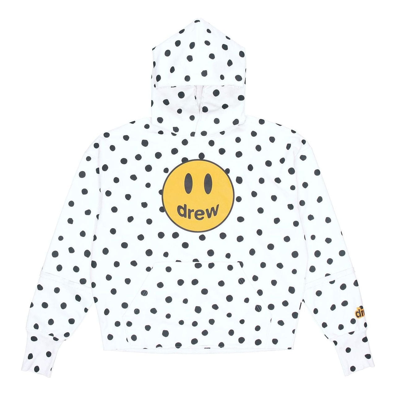 Drew House Mascot Deconstructed Hoodie 'White Black' DR-SS21-2