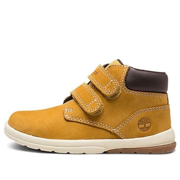 (TD) Timberland Toddle Tracks Hook and Loop Boots 'Wheat Nubuck' A1JVP