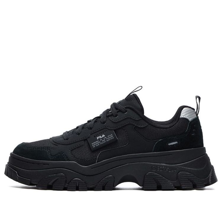 (WMNS) FILA Hike Low Chunky Sneakers GS Black F12W134158FBK
