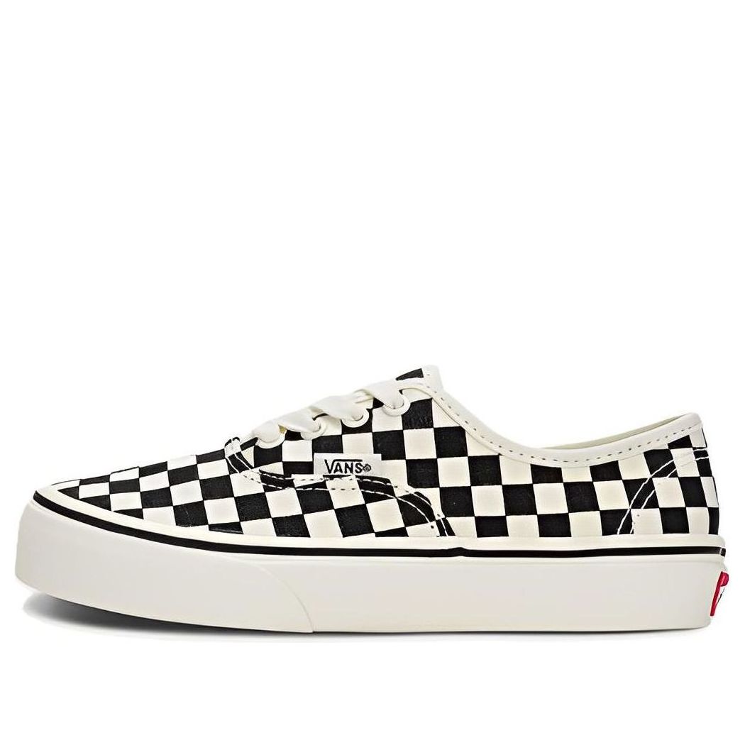 (GS) Vans Authentic Checkerboard Shoes 'Marshmallow Black' VN000WWXKIG