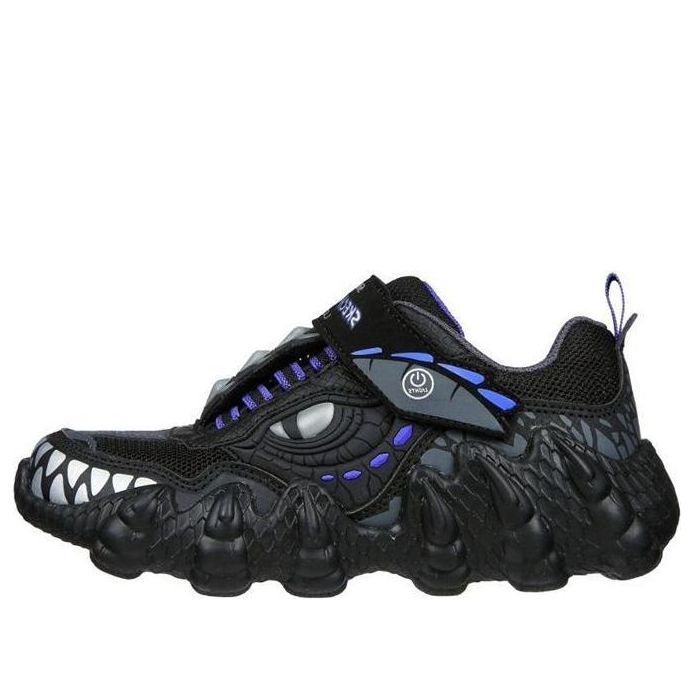 (GS) Skechers Aurus Lights Dino-tracker 'Black' 400112L-BKCC