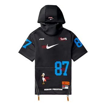 Men's Nike x Heron Preston Crossover Rugby Jersey Black CI2975-010