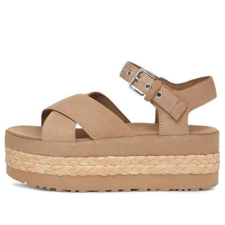 (WMNS) UGG Aubrey Ankle Sandal 'Sand' 1152711-SAN