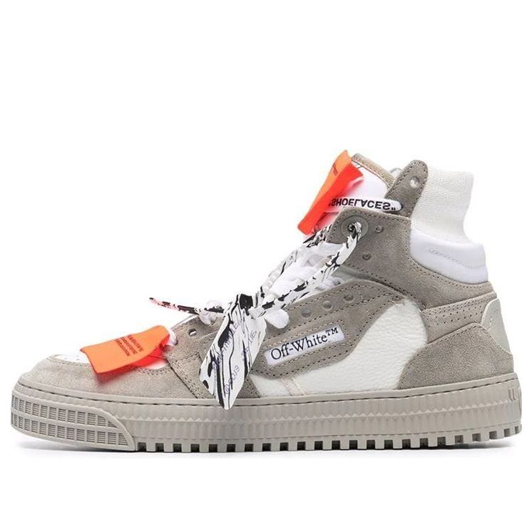 (WMNS) Off-White Off Court 3.0 High-Top Sneakers 'Grey Orange White' OWIA112F21LEA0010161