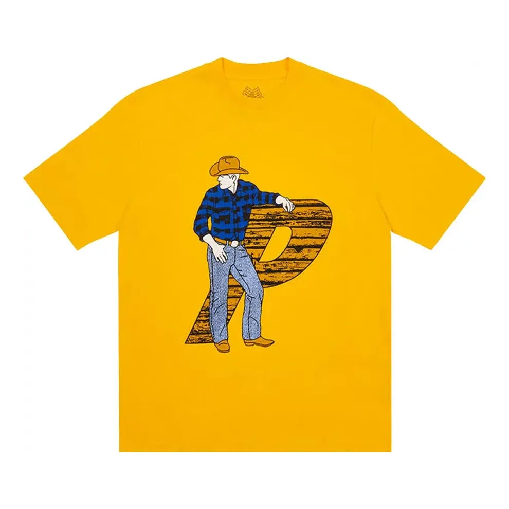 Palace FW22 Saddle Up T-Shirt 'Yellow' P23TS052