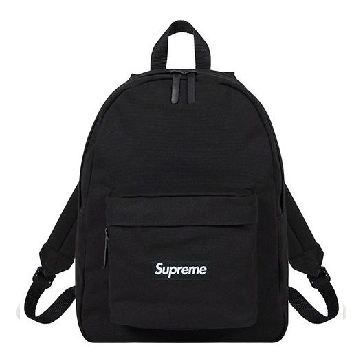 Supreme Canvas Backpack 'Black White' SUP-FW20-152