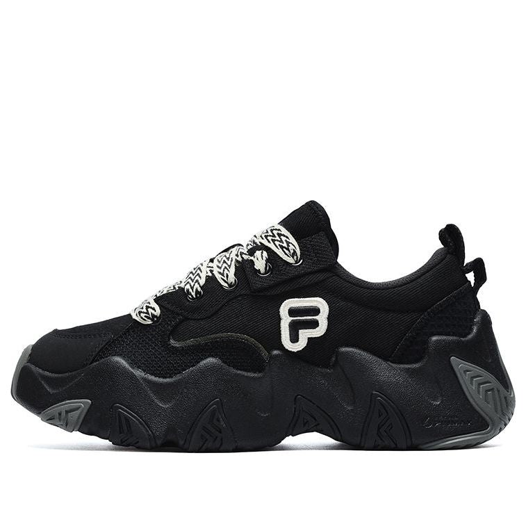 (WMNS) FILA FUSION Starfish Shoes 'Black Grey' T12W231303FBS