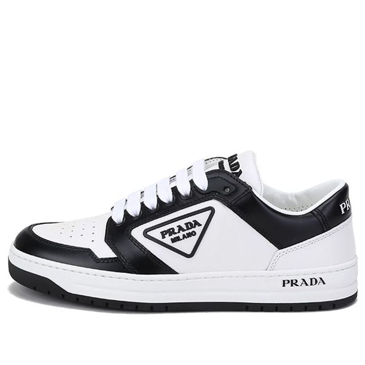(WMNS) PRADA District Leather Sneakers 'White Black' 1E790M_3LJ6_F0964_F_030