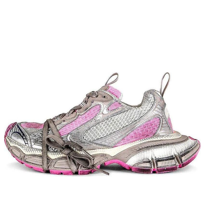 (WMNS) Balenciaga 3XL Sneakers 'White Grey and Pink Mesh and Polyurethane' 734731W3XL59050
