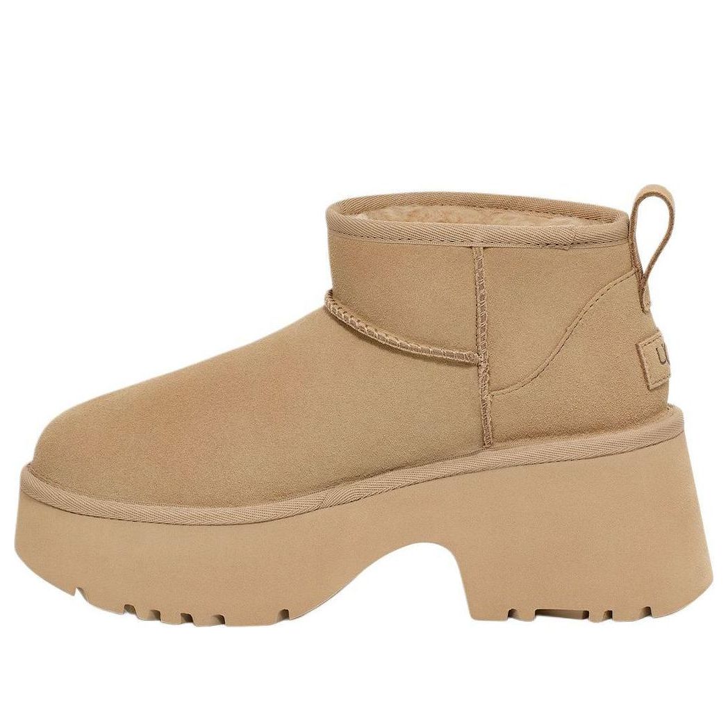 (WMNS) UGG Classic Ultra Mini New Heights 'Mustard Seed' 1158311-MDSD