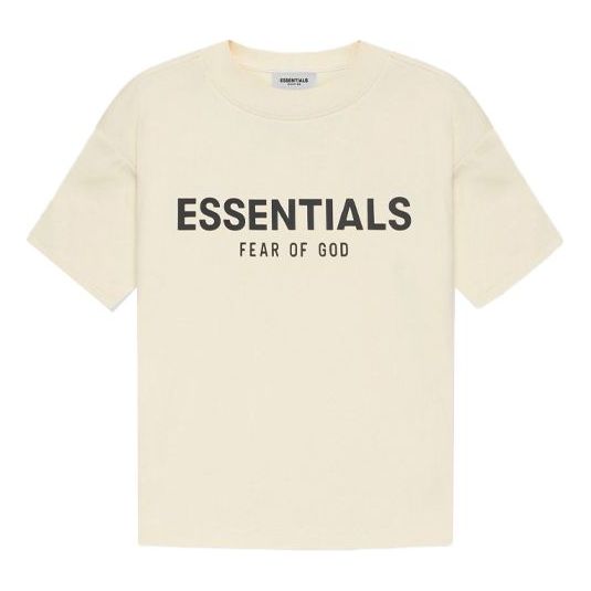 (GS) Fear of God Essentials SS21 Short Sleeve Tee Buttercream/Cream T FOG-SS21-538
