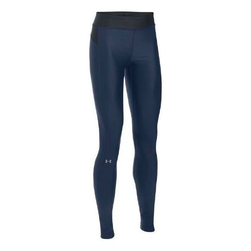 (WMNS) Under Armour HeatGear Legging 'Navy Blue' 1297910-410