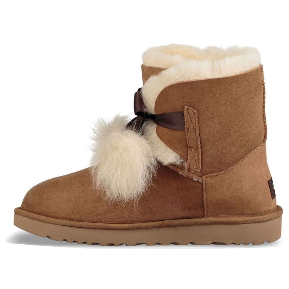 (WMNS) UGG Gita Snow Boots Brown 1018517-CHE