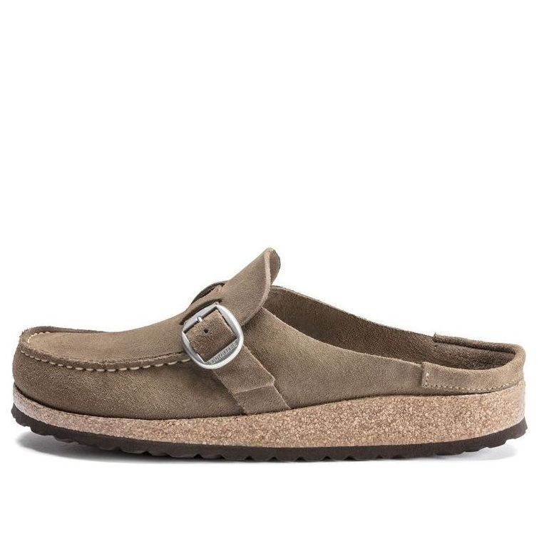 (WMNS) Birkenstock Buckley Suede Leather 'Gray Taupe' 1019490