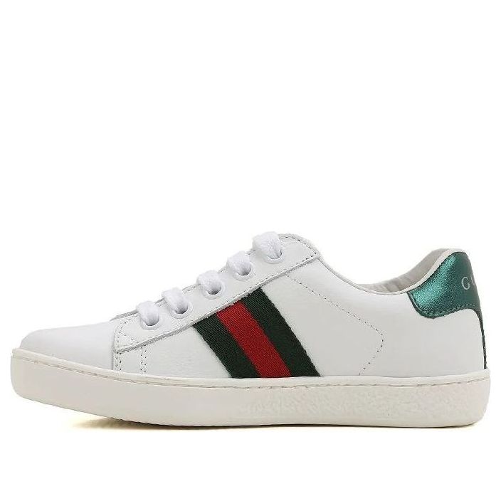 (GS) Gucci Ace Leather Sneaker 'White' 433148-CPWE0-9075